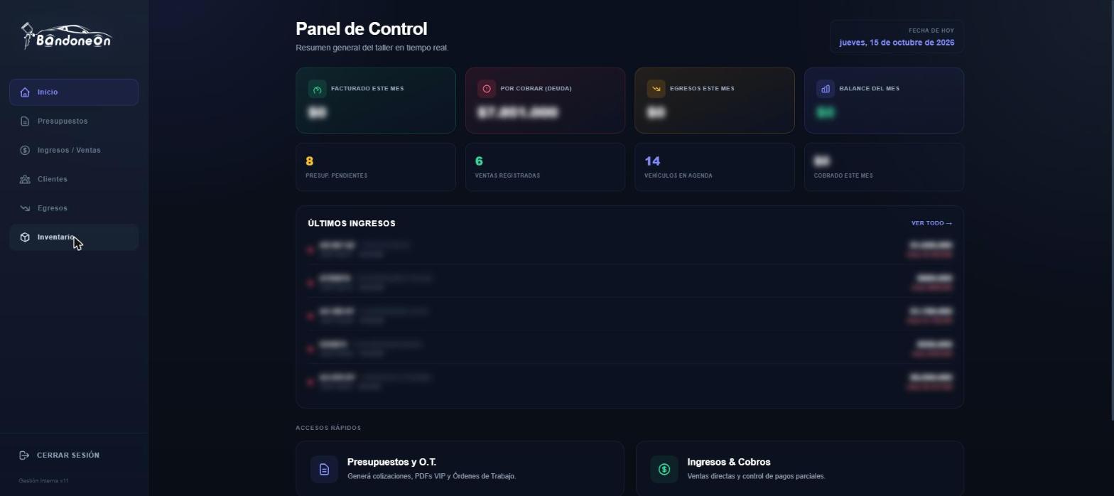Sistema de gestión interno de Bandoneón